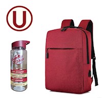 Tomatodo Universitario de Deportes + Mochila Impermeable Porta Laptop